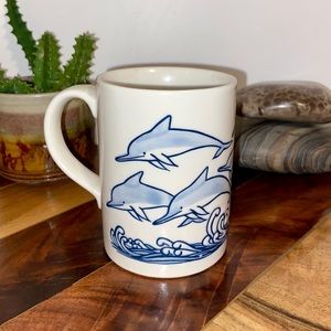 🐬Retro Vintage Dolphin Otagiri Mug Coffee Tea Cup🐬
